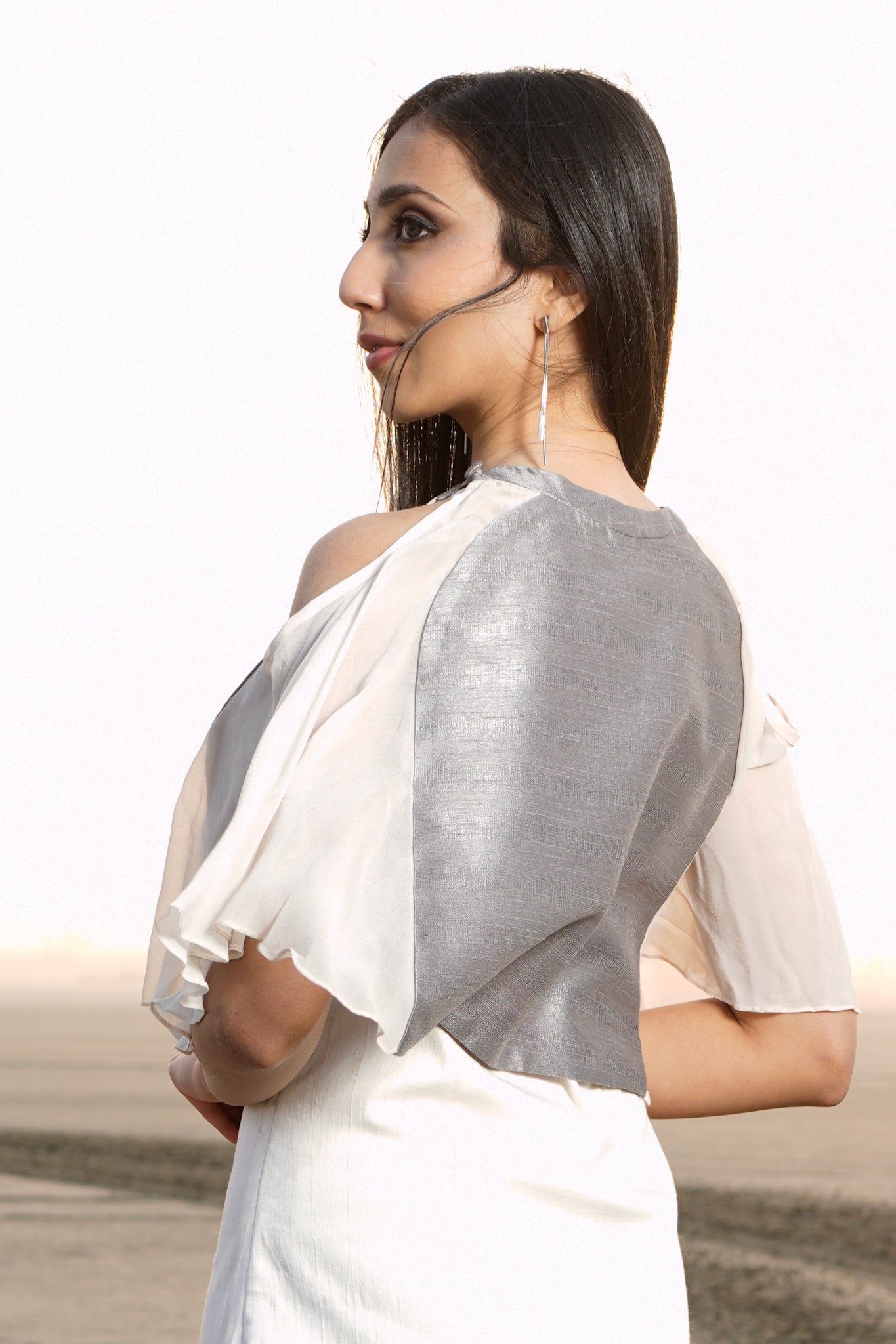 Cold sales shoulder cape